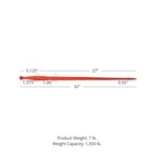 Titan C1 32  Square Hay Bale Spear  Rated 1 350 Lb  1 3 8  Wide Tapered