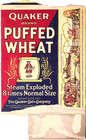 1920 Quaker Puffed Wheat Cereal Box American Frontiers Cut Outs Inuit Polar Bear