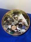 Lot Of Fancy  Unique Vintage Buttons Mother Of Pearl Metal Plastic-estate Find