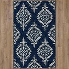 2 6 x4  Washable Paisley Tufted Accent Rugs Indigo - Threshold