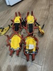 Grivel Rambo Ice Climbing Crampons Vintage Rigid Mountaineering Yellow Italy