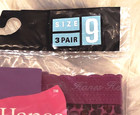 Vtg Nos 3 Pack 2001 Hanes Her Way Trend Hi-cut Cotton Underwear Women   s Size 9