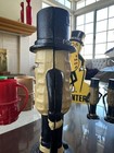Vtg Mr  Peanut Planters Advertising Cast Iron Bank 8  Tall