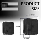 2pcs Car Door Lights Logo Projector hd Welcome Light Led F  Black Flag 