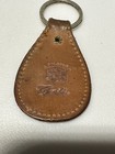 Vintage Tulsa Oklahoma Thomas Motors Auto Dealership Car Dealer Leather Keychain