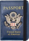 Passport Holder Cover And Card Case Slot Combo Rfid Blocking Leather Travel Pass