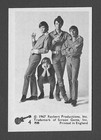 Monkees Cards  1967 A bc  England  The Monkees  4 British Cards  2  hit Songs 