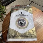Nos True Vtg Men s White Handkerchiefs 100  Cotton 8 Pack Hi Sorb Finish Hankies