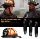 Firefighter Helmet Bands  Heavy Duty Rubber Helmet Strap Band Fits For Modern   