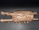 Large African Antique Wooden Ceremonial Vessel Dogon