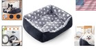 Small Orthopedic Dog Bed Washable Non Skid Bottom Cozy Sleeping Space