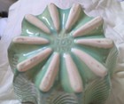 Vintage Planter Marked Cp-1709 Usa Attributed Cookson Pottery Light Teal Planter