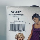 Vogue Sewing Pattern Misses 16-20 V8417 Flared Dress Uncut Factory Folded