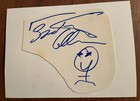Bootsy Collins Signed 5x7 Mounted Cut With Sketch