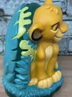 Disney Young Simba Lion King Coin Piggy Bank With Stopper Vintage 1994 Euc