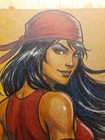 Elektra Original Fine Art Signed 8 5x11 Coa Included