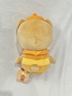 New 12    Inch Milk Mocha Bear Honey Pot Bee Plush Round 1 Prize Stuffed Doll Toy