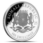 2025 Somalia Elephant 1 Oz Silver Coin Bu 