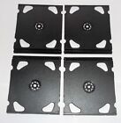 4x Replacement Double Trays Four Inner Insert For Music Cd Games Dvd Jewel Cases