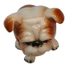 Vintage Ceramic Bulldog Puppy Figurine