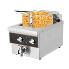 6l Electric Deep Fryer For Home   Restaurant Oil Drain System Timer 1800w 120v