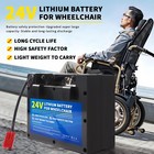 24v12a 20a 30a Lithium Battery Pack For Wheelchair Replacement  High Performance