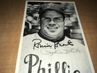 Robin Roberts Philadelphia Phillies Hof Signed 3 1 4  5 1 2  Card W our Coa