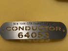Vintage New York City Transit System  Nycts  Lot Of  11  Badges Circa 1902-1965 