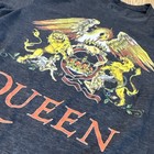 Queen Band Logo Graphic Black T-shirt Medium Rock   Pop Music 1980 