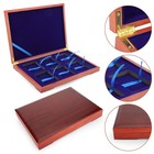 Solid Wood Coin Slab Display Case 6 Slot For Pcgs Ngc Certified Holder Collector