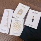 Chanel Beauty Beaute Vip Gift Set   2 X  Brooch Pin   2 X Bookmark   Pouch