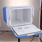 Portable 12v Car Cooler Refrigerator Travel Cooling Warmer Fridge Box Handle 24l