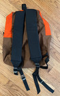 Vintage 70s Pack Trails Backpack Daypack Orange brown Mountaineering Oregon Rare