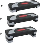 31   Fitness Aerobic Step Adjust Exercise Stepper With Risers  4  - 6  - 8  