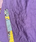 Vintage Quilt - Square Prints - Flour Sack Fabrics - Hand Quilted   67 X 76