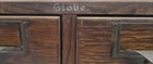 Antique Globe Wernicke Tiger Oak File Cabinet - 2 Drawer Desktop Card Index