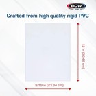 New  1 Ct  Bcw 9 X 12 Rigid Pvc Toploader Holder-9x12 Toploader