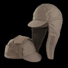 German Military Army Issue Winter Pile Cap hat Ear Flaps Od Green Sz 58 New