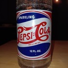 Vintage 1947 Pepsi Cola Double Dot R w b Acl Embossed 12oz Bottle Albany  Mo