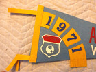 Vtg  1971 Air Force Museum Pennant 18  Wright Patterson Air Force Base Ohio
