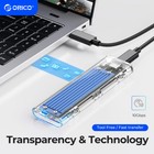 Orico M2 Nvme Sata Ssd Enclosure Usb C 40gbps 10gbps Ssd Case For M  b m-key Lot