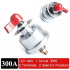 Heavy Duty Power Cut Off 300a 12v High Current Battery Disconnect Switch New Us