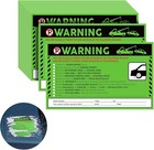 100 Parking Violation Stickers Hard To Remove - Parking Tickets - No Parking    