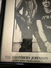 The Brothers Johnson Quincy Jones Production Sign Photo 1970s