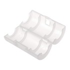 Yxq 16pcs Aa To C Size Battery Adapter Converter Case C 1502a  Clear 