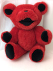 Steven Smith - Grateful Dead Dancing Bear - Red W  Jointed Plush - 1990 Rare