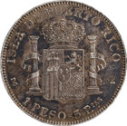 1895-pgv Puerto Rico Alfonso Xiii Madrid Mint Km-24  Cal-128 Pcgs Xf-40