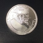 2017 Canada Predator Series Lynx  5 Dollar 1 Oz  9999 Silver Coin Capsule