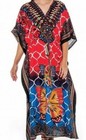 Women Caftan African Dashiki Kaftan Hippie Boho Cocktail Casual Dress Free Size 