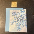 Lot Of 2 Papyrus  Small Christmas Holiday Card  3 75 In  X 4 75 In       